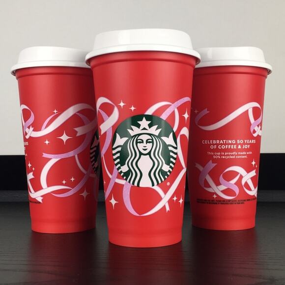 Starbucks Drink Hot Cold Coffee Travel Cup Red Dining Drinkware - Picture 11 of 11